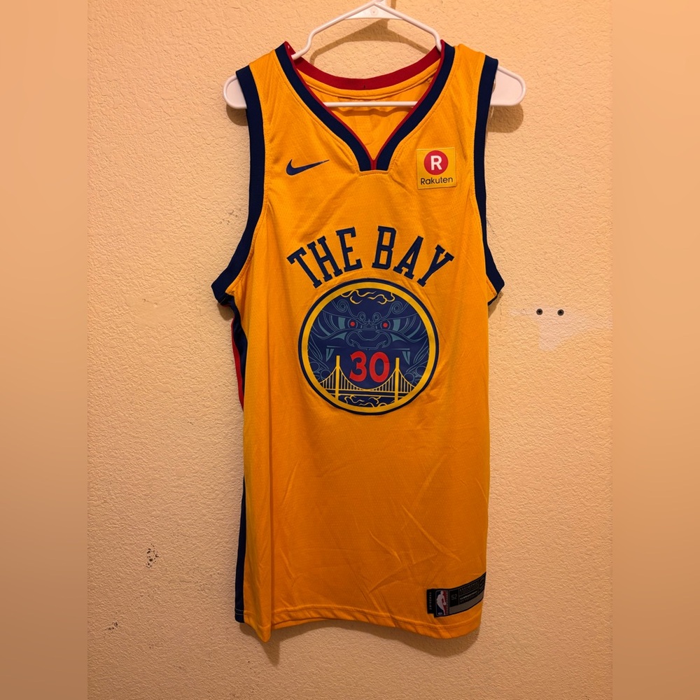 Nike Golden State Warriors "Chinese Heritage" NBA Jersey Curry #30 Size 52